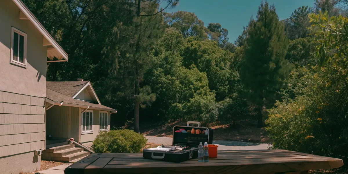 Emergency checklist template with supplies and gear.