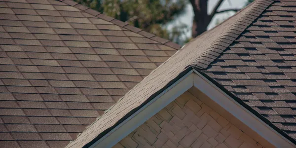 Synthetic and asphalt shingles comparison.